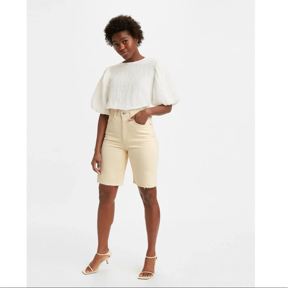 Levi’s Made & crafted column High-rise short - Picture 3 of 8